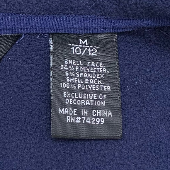 Snozu Kids' Full-Zip Softshell Hooded Jacket Outdoor Water-resistant Coat size M - Picture 12 of 13